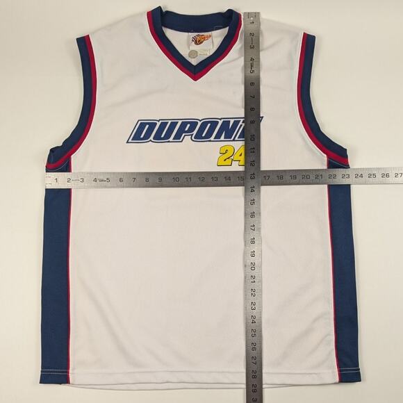 Vintage Jeff Gordon #24 Jersey Nascar Racing Dupont Y2K Tank Top Size 2XL - Picture 8 of 8